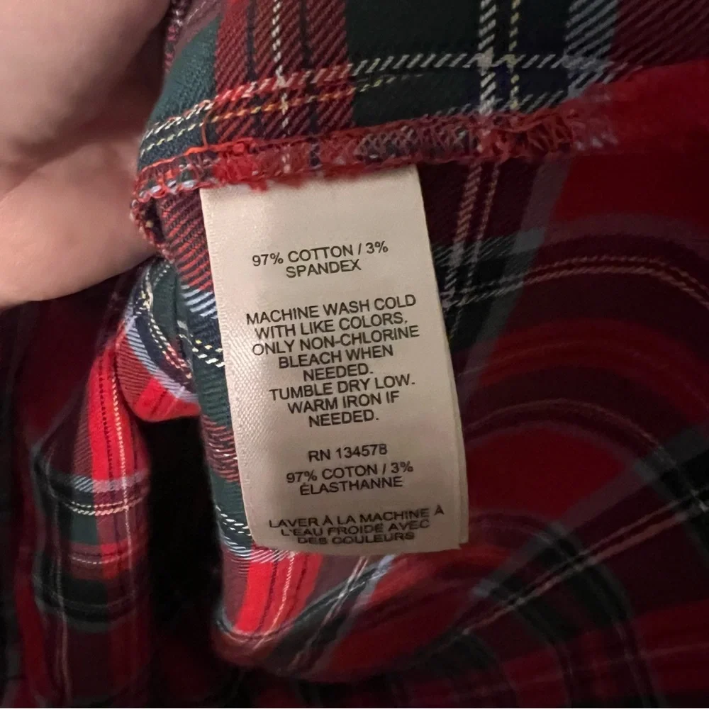 Vineyard Vines Women’s Nantucket Tartan Flannel NWT Holiday 20 Plus Size - Picture 5 of 7